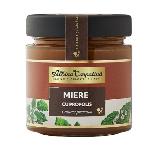 Miere cu propolis 270gr - Apicola Pastoral Georgescu