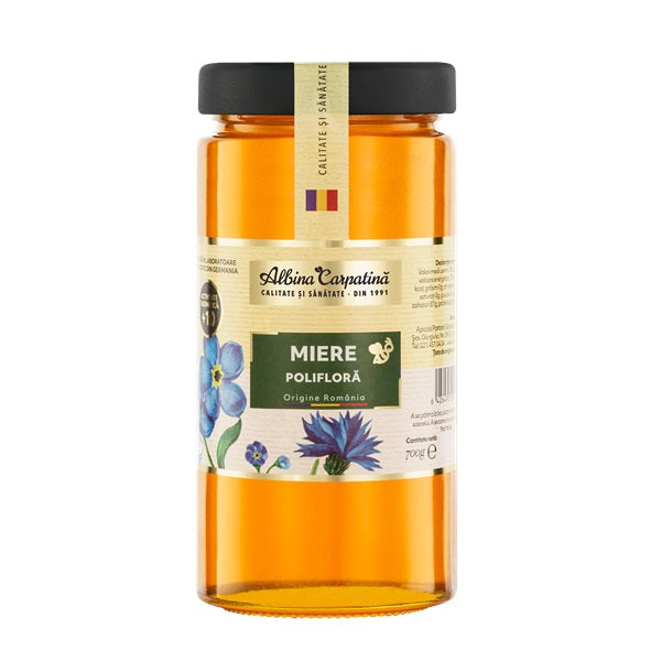 Miere poliflora 700gr - Apicola Pastoral Georgescu