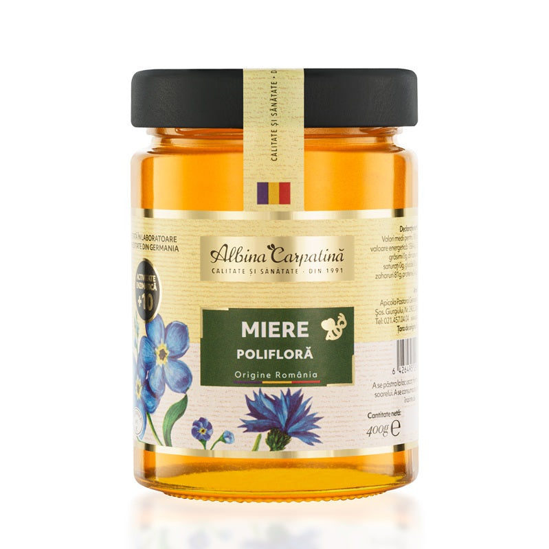 Miere poliflora 400gr - Apicola Pastoral Georgescu