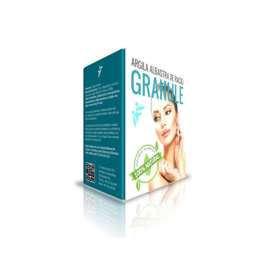 Argila raciu granule 500gr - Argila Albastra De Raciu