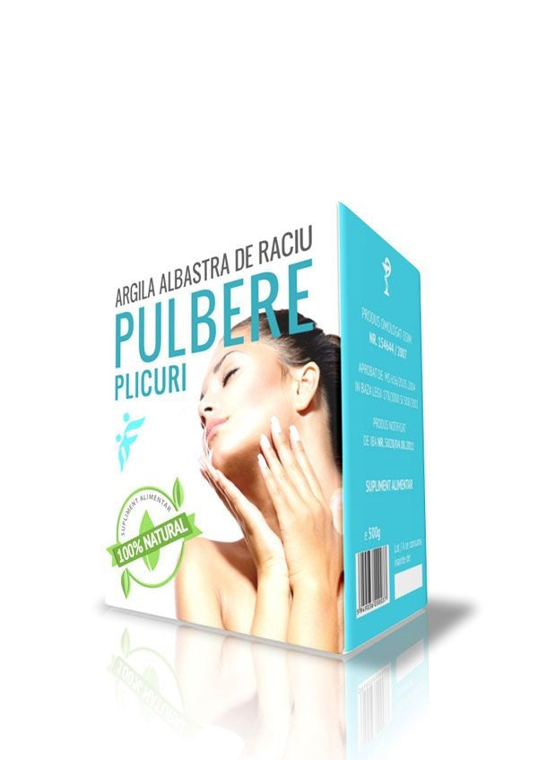 Argila raciu pulbere 5dzx100gr - Argila Albastra De Raciu