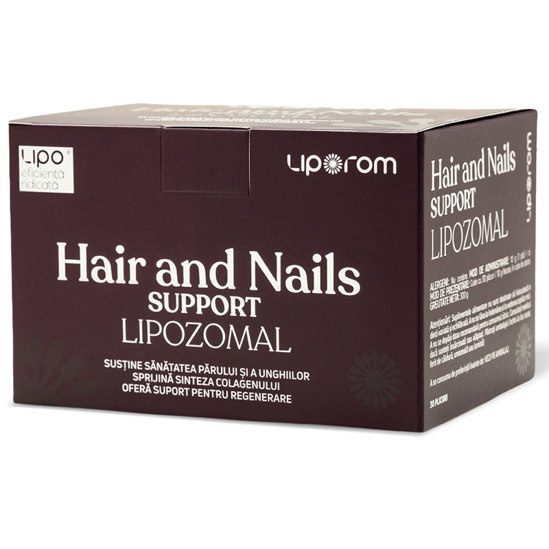 Hair nails support lipozomal, 30 doze - Liporom