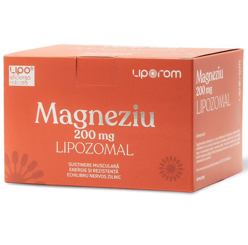 Magneziu lipozomal 200mg, 30 doze - Liporom