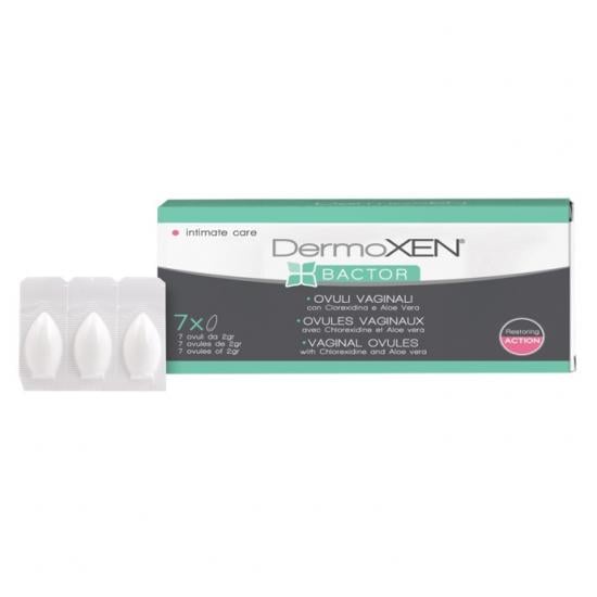 Bactor ovule vaginale cu clorhexi.&aloe 7buc - Dermoxen