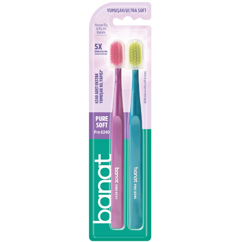 Periuta dinti pro 6240 ultra soft 2buc - Banat