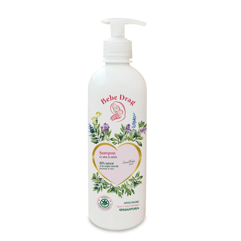 Sampon bebe aloe&salvie 500ml - Bebe Drag