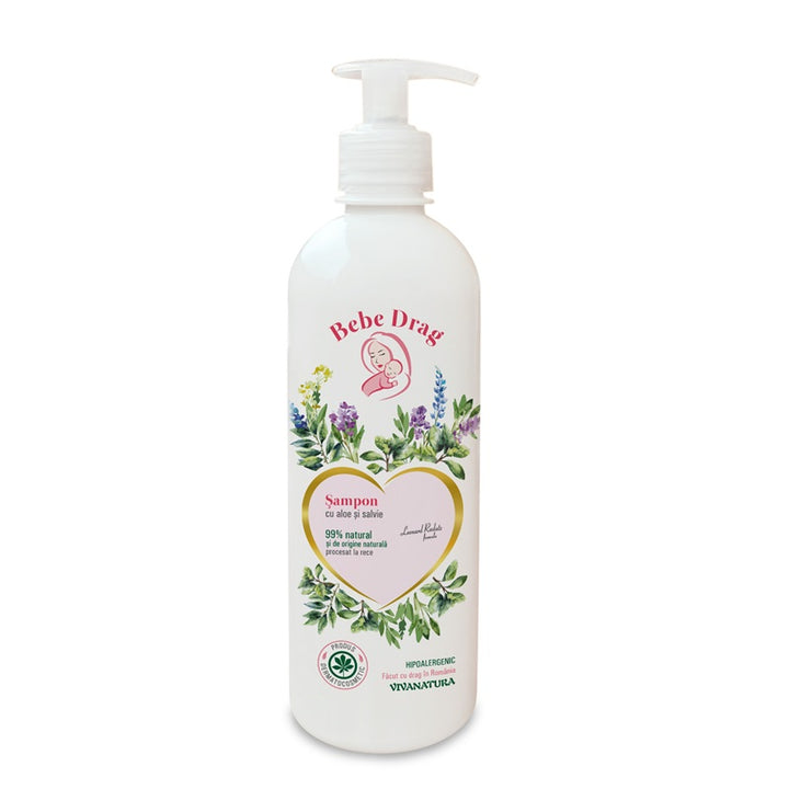 Sampon bebe aloe&salvie 500ml - Bebe Drag