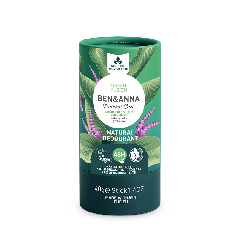 Deodorant Stick Natural Green Fusion, 40g – BEN&ANNA