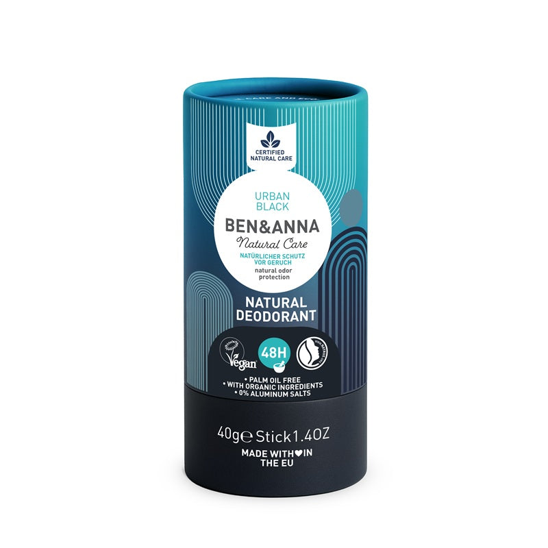 Deodorant Stick Natural Urban Black, 40g – BEN&ANNA