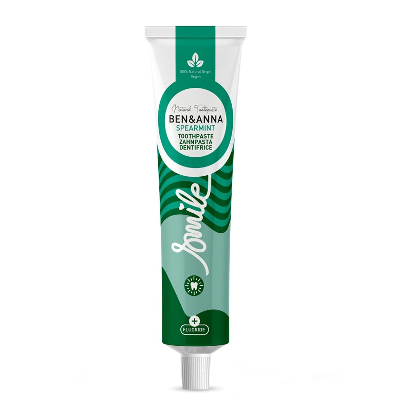 Pastă de Dinți cu Mentă și Fluor, Tub 75ml – BEN&ANNA
