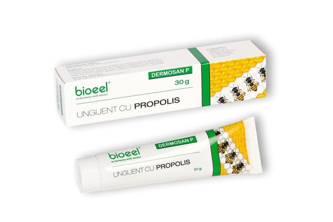 Unguent cu propolis 30gr dermosan p - Bioeel Manufacturing