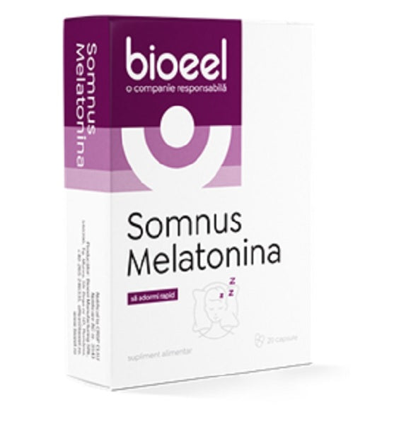 Somnus melatonina 20cps - Bioeel Manufacturing