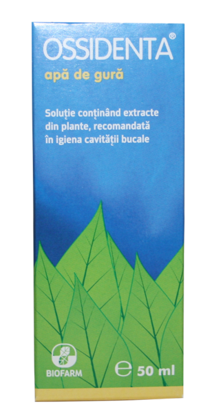 Apa de gura ossidenta 50ml - Biofarm