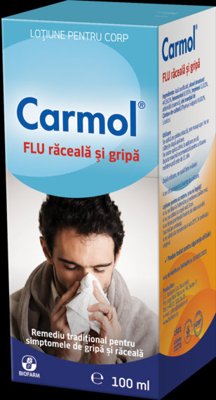Carmol Flu, lotiune de frectie, 100 mililitri-BIOF.00008