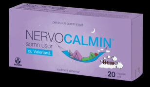 Nervocalmin Somn Usor cu valeriana, 20 capsule moi-BIOF.00159