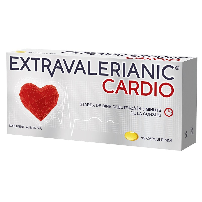 Extravalerianic Cardio 15 capsule moi - Biofarm