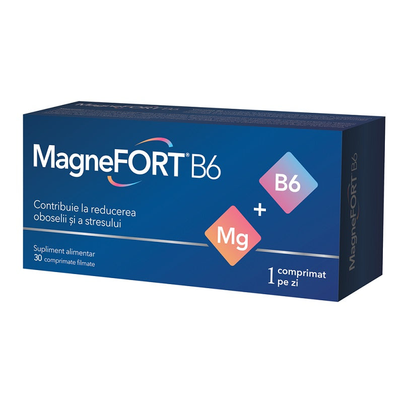 Magnefort b6 30cpr - Biofarm