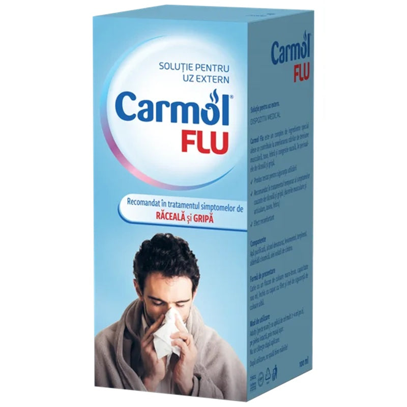 Carmol flu-solutie uz extern 100ml - Biofarm