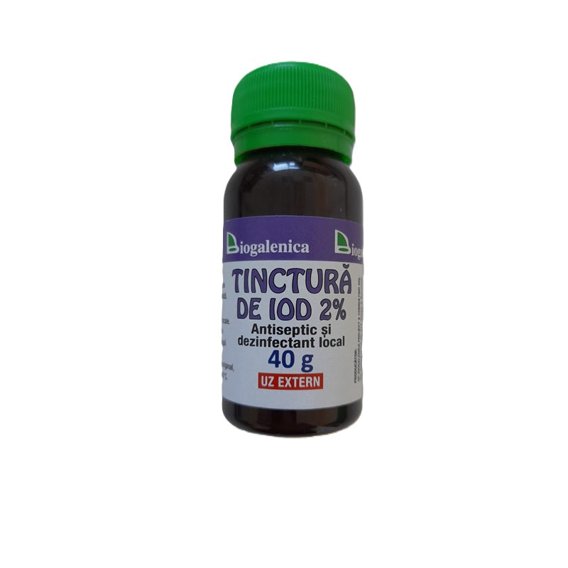 Tinctura de iod 2% 40gr - Biogalenica