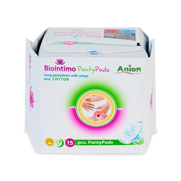 Absorbante de zi panty pads cu aripioare 15buc - Biointimo