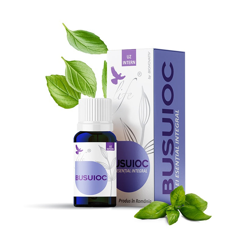 Ulei esential integral busuioc 10ml - Bionovativ