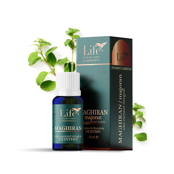 Ulei esential integral maghiran uz intern 10ml - Bionovativ