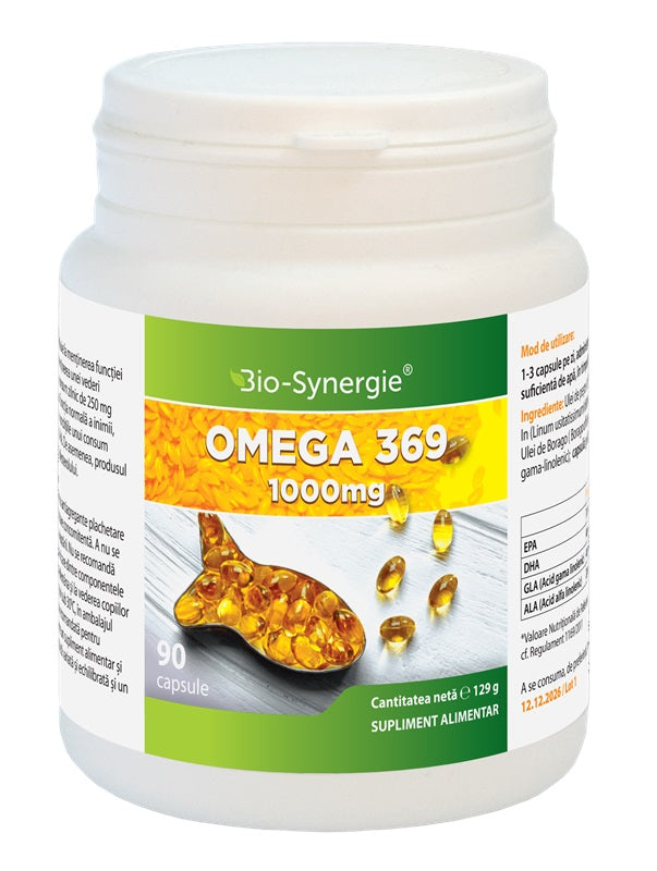 Omega 3-6-9 1000mg 90cps - Bio-Synergie