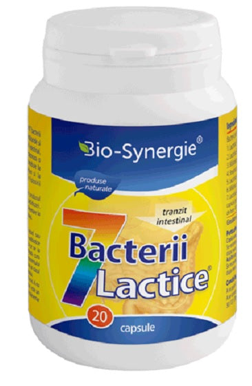 7 bacterii lactice 20cps - Bio-Synergie