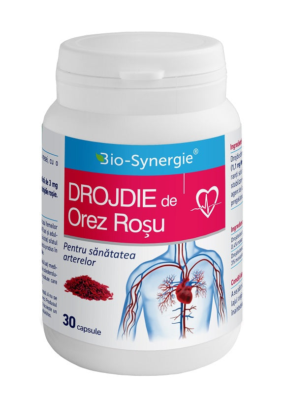 Drojdie de orez rosu 30cps - Bio-Synergie