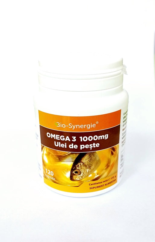 Omega 3 1000mg ulei de peste 120cps - Bio-Synergie