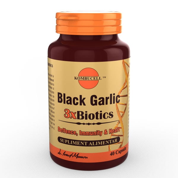 Black garlic 3xbiotics 40cps - Medica