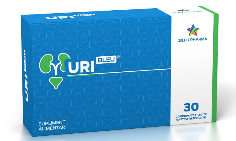 Uribleu, 30 comprimate gastrorezistente-BLEU.00008