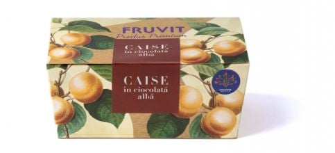Caise in ciocolata alba 200gr - Fruvit