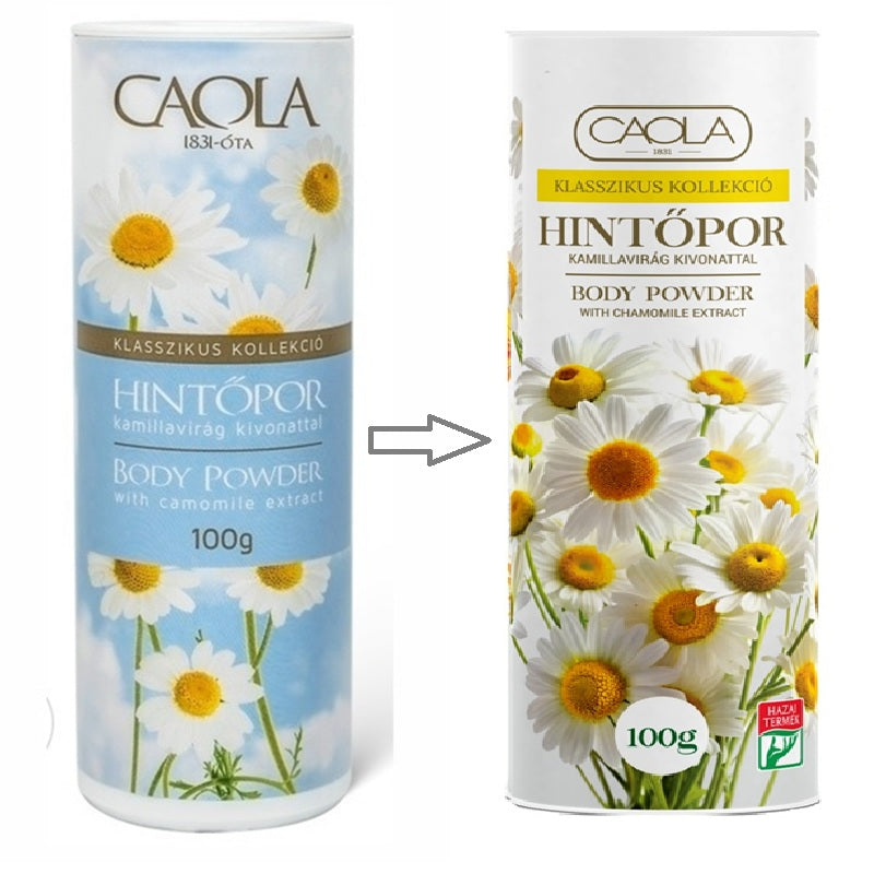 Pudra talc cu musetel 100gr - Caola