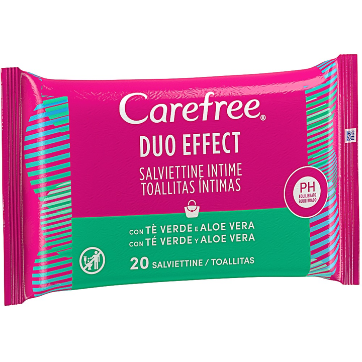 Carefree servetele intime aloe 20buc - Johnson&Johnson