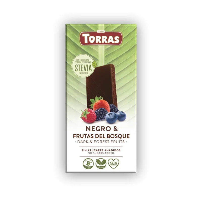 Cioc.neagra fr.pad stevia 125gr - Torras