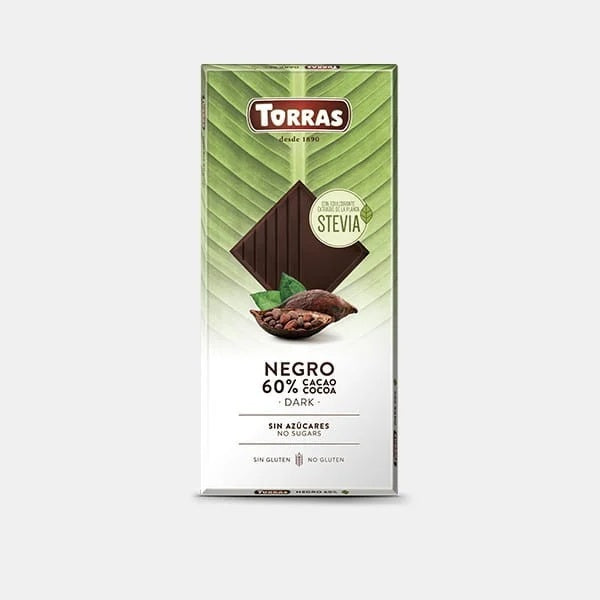 Ciocolata neagra 60%  cacao 100gr - Torras