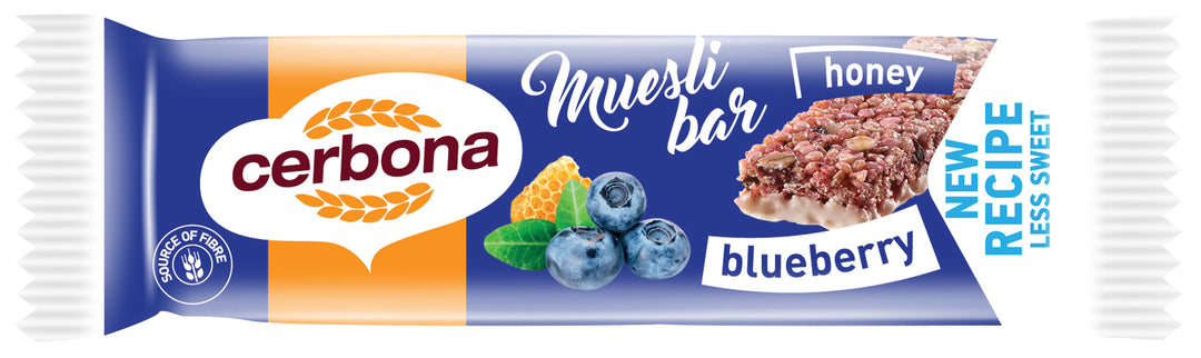 Baton musli afine&iaurt 20gr - Cerbona