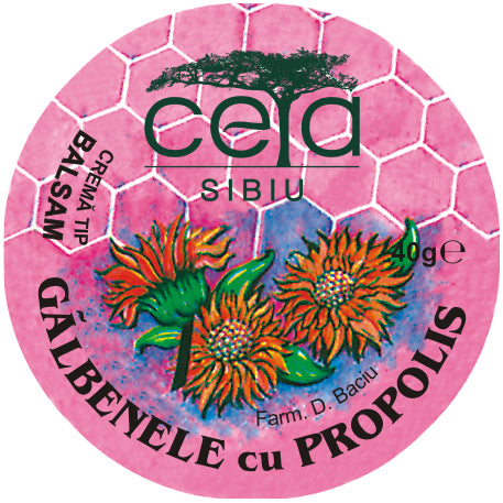 Crema cu galbenele si propolis 40 gr / 50 ml-CETA.00001