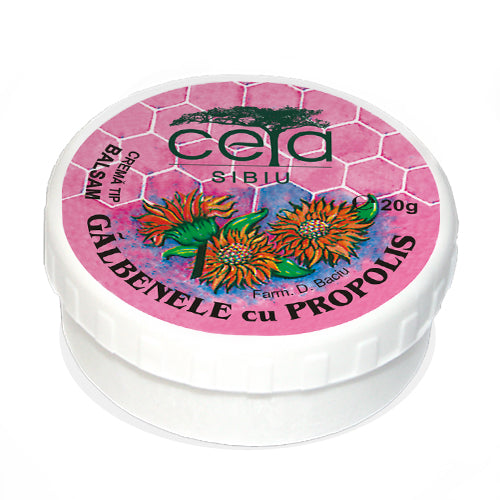 Crema cu galbenele si propolis 20 gr / 25 ml-CETA.00012