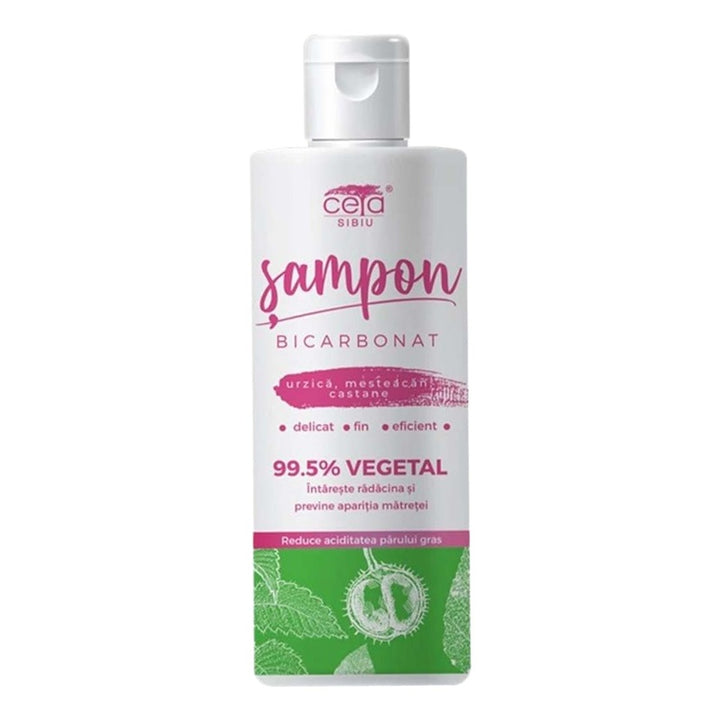 Sampon 99.5%  vegetal cu bicarbonat 200ml - Ceta