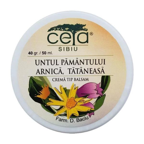 Crema untul pamantului arnica tataneasa 40gr/50ml - Ceta