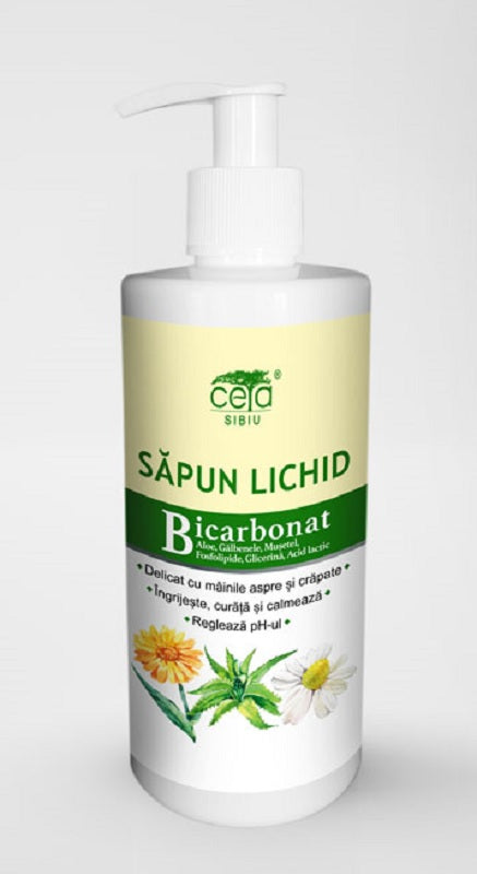 Sapun lichid bicarbonat pompita 300ml - Ceta