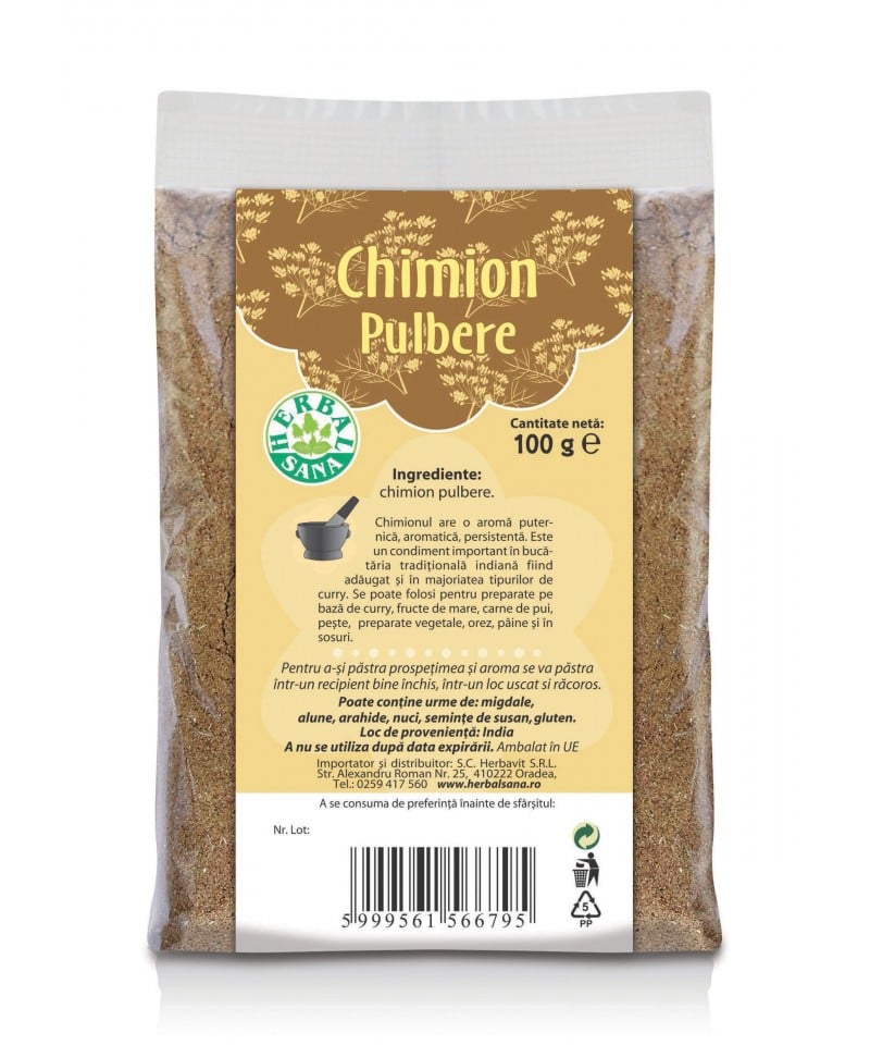 Chimion pulbere 100gr - Herbavit