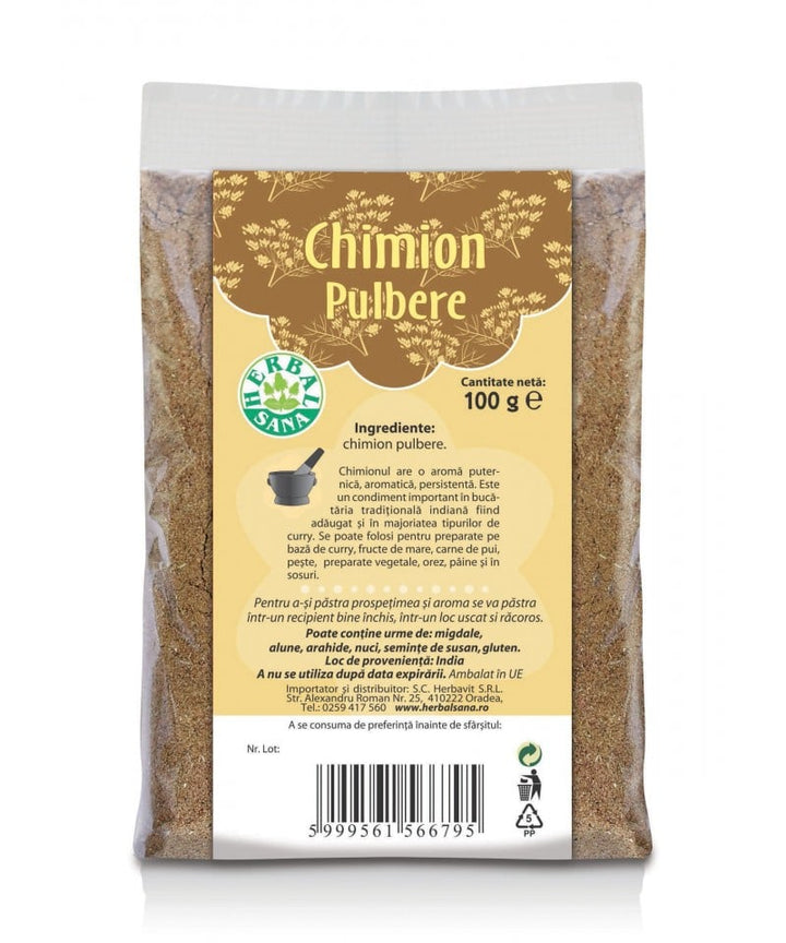 Chimion pulbere 100gr - Herbavit