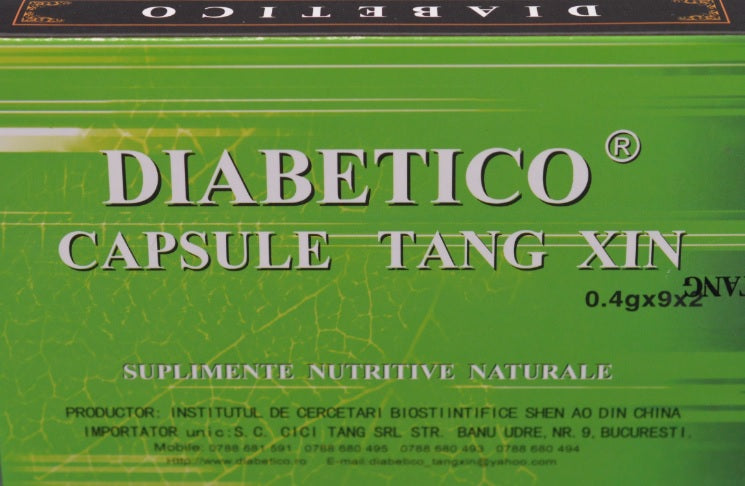 Diabetico Tang Xin, 18 capsule-CHNA.00008