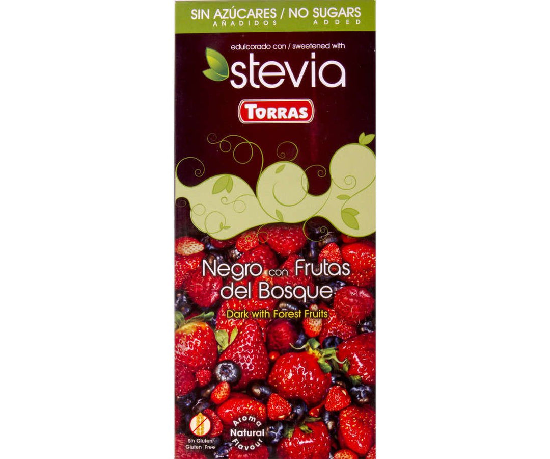 Cioc.neagra fr.pad stevia 125gr - Torras