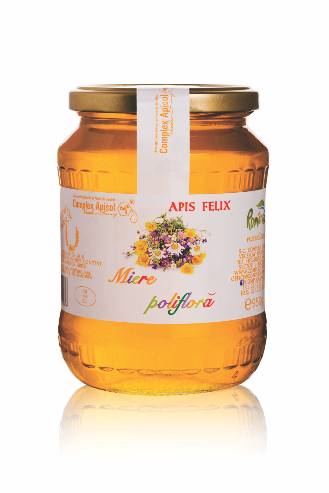 Miere poliflora apis felix 950gr - Complex Apicol