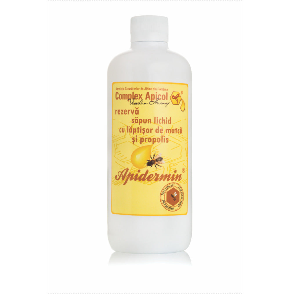 Apidermin sapun lichid rezerva 500ml - Complex Apicol