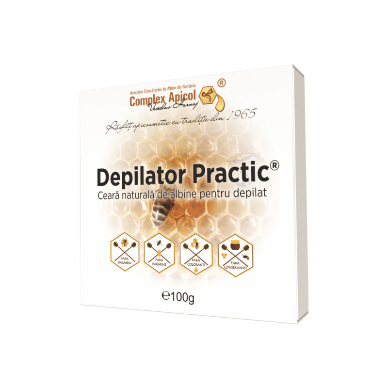Depilator practic ceara naturala pt depilat 100gr - Complex Apicol